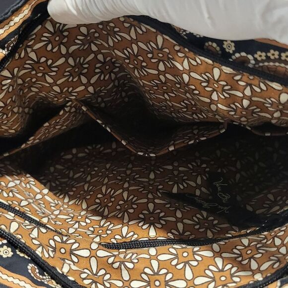 Vera Bradley black, Brown & Tan Bag - Picture 8 of 11